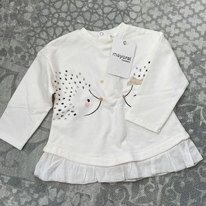 NWT Mayoral Newborn sweatshirt, 12 month